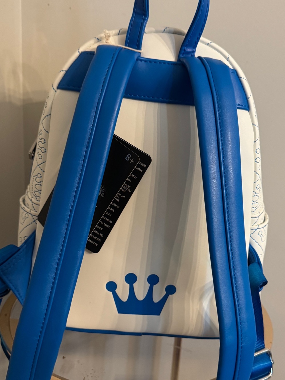 Funko Loungefly Embroidered Crown Pattern Mini Backpack - Picture 4 of 5